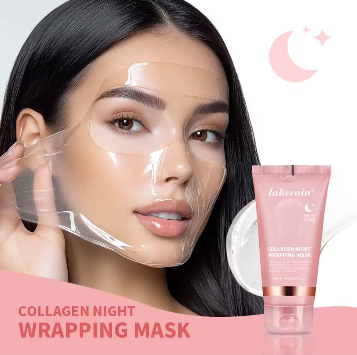 lakerain™ Collagen Wrapping Mask – Overnight Glass Skin Treatment